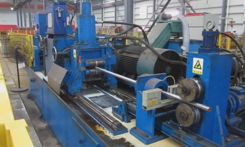 Semi automatik Steel Coil Peeling Machine